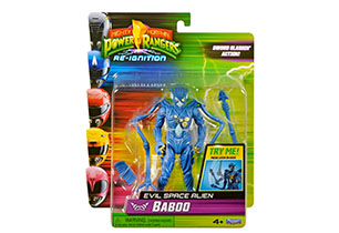Power Rangers Head Flippin Basic Figures Assorted - Black Ranger